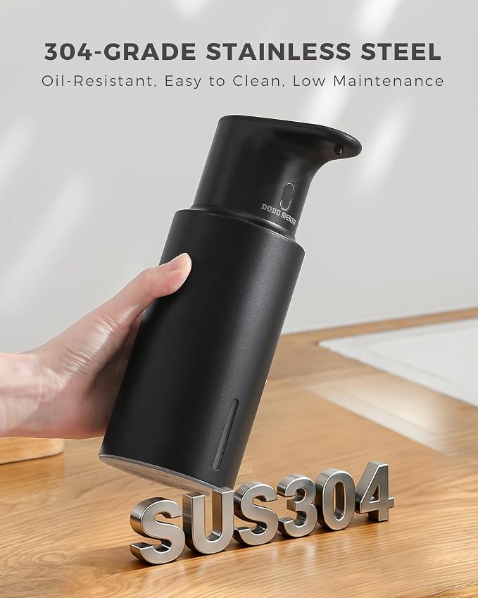 Automatic Liquid Soap Dispenser Touchless, 304 Stainless Steel Bottle Body - Image 4