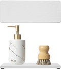 2PCS White Water Absorbing Diatomite Stone Drying Soap Dish Sink Vanity Tray by Razborci