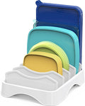 Simple Houseware Food Container Lid Organizer, Adjustable Dividers Lids Storage by SimpleHouseware