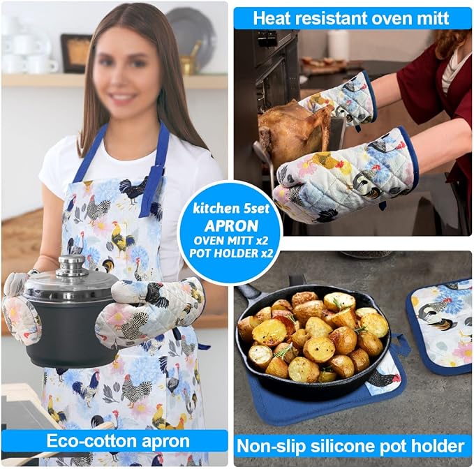 Alselo Oven Mitts and Pot Holders - Image 2