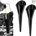 2 PCS Oil Funnel, Plastic Long Neck Multi-Purpose Spill Saver Funnel, Engine by Unknown