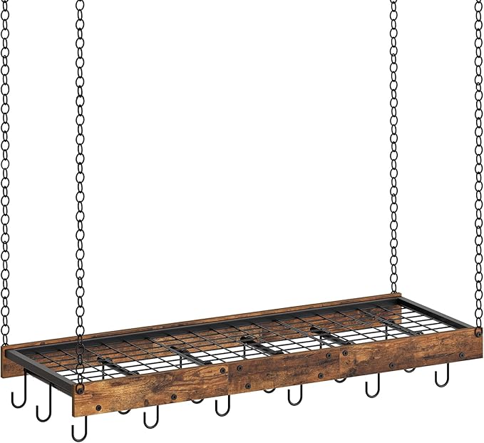 CHOEZON Hanging Pot Rack, Ceiling Wall Mounted Pot Rack by Choezon