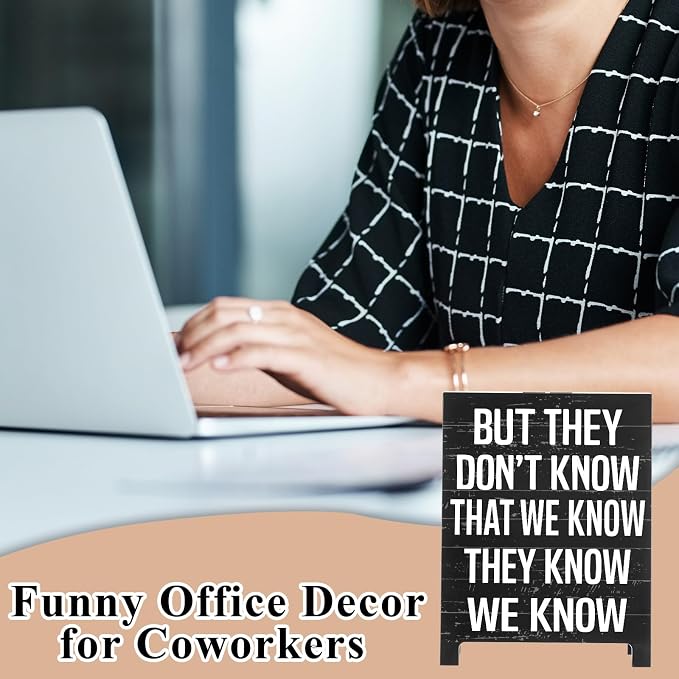 But They Don't Know That We Know Friends-Inspired Sign TV Show Home Room Decor - Image 3