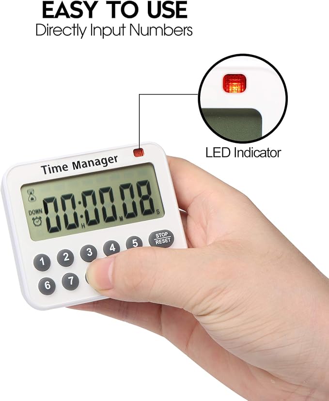AIMILAR Magnetic Digital Kitchen Timer - Image 3