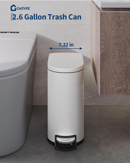 GarveeHome 13 Gal & 2.6 Gal Trash Can Combo Set, Kitchen Trash Can and Bathroom - Image 3
