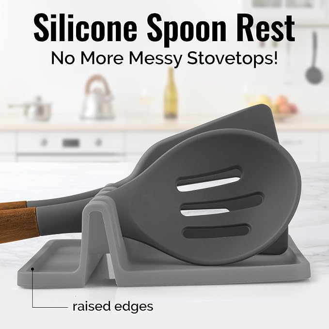 Zulay Silicone Utensil Rest - Image 2