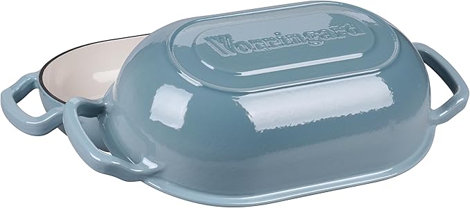 VORRINGARD Enameled Cast Iron Sourdough Bread Oven, Dutch Oven, Loaf Cast Iron - Image 4