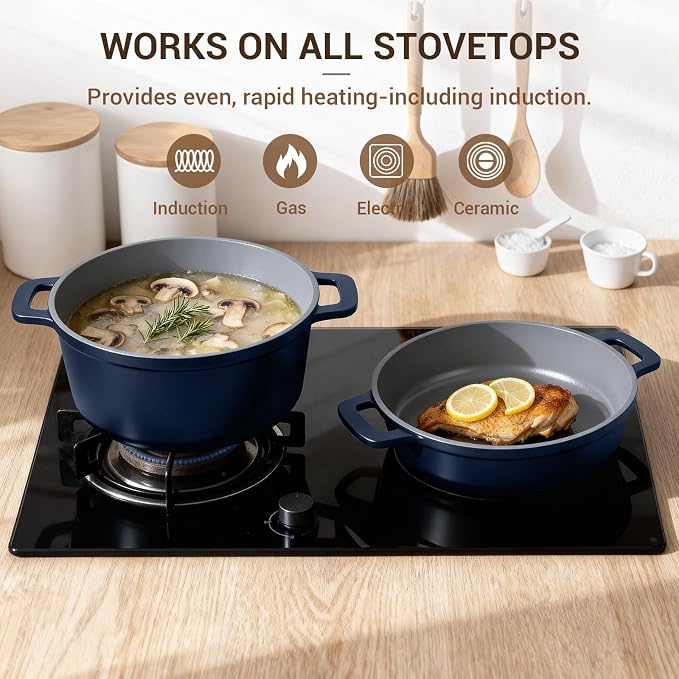 Ammeloo 4.5 Qt Non Stick Soup Pot - Image 4