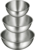 Gronivex Stainless Steel Mixing Bowls Set of 3 by GRONIVEXHOMEGOODS