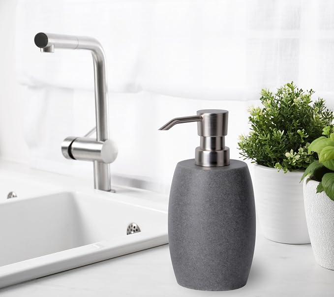Clasin Home Sandstone Textured Resin Soap Dispenser - Image 4