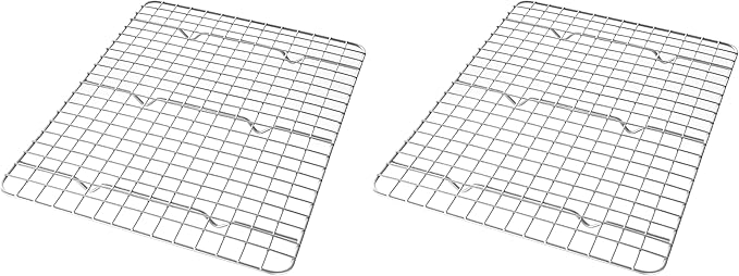 USA Pan Quarter Sheet Oven Safe Nonstick Baking and Cooling Rack by USAPan