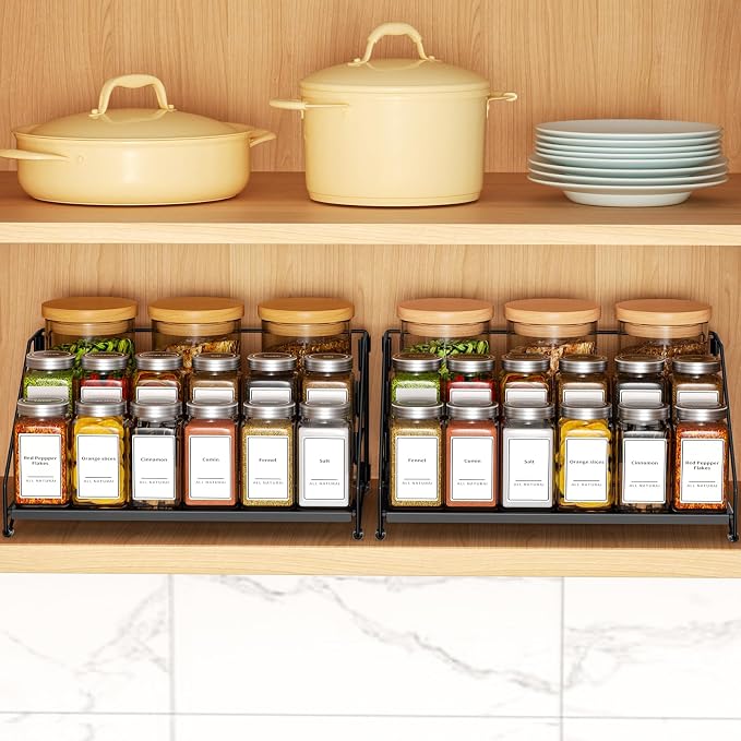 BOIVSHI 4 Tier Spice Rack Organzier, Spice Rack - Image 7
