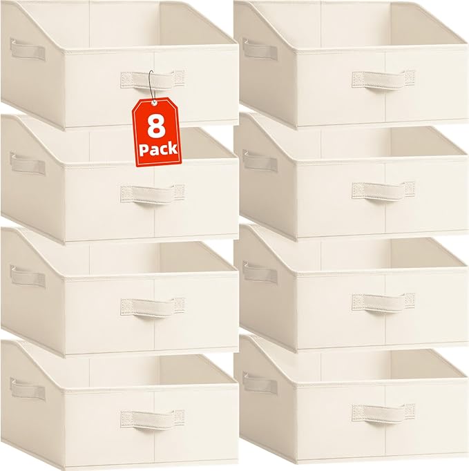 Criusia Closet Organizers Bins 8 Pack by Criusia