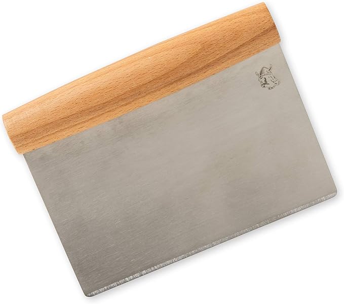 Nordic Ware Dough Cutter with Beechwood Grip, Stainless Steel Blade by NordicWare