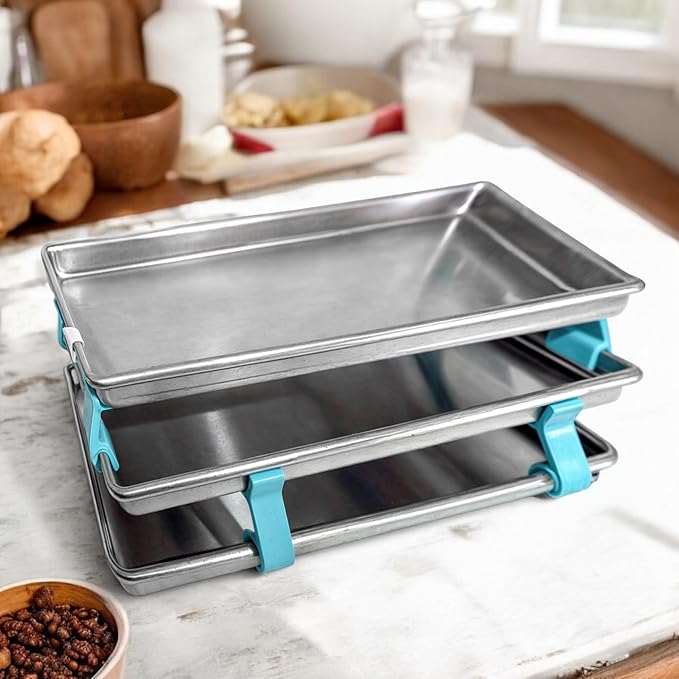 16 PCS Large Cookie Sheet Stackers, Stackable Baking Sheet Holders Reusable - Image 5