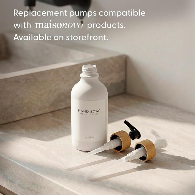 MaisoNovo Soap Dispenser Bathroom Set of 2-16.9 oz Bathroom Soap Dispenser Set - Image 13