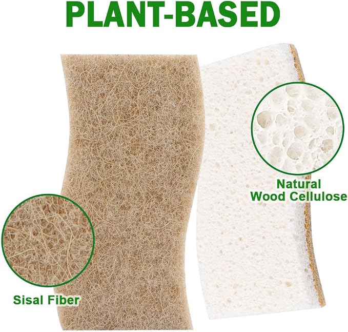 AIDEA XL Sponges Kitchen, Non-Scratch Dish Sponges, Large Natural Sponge - Image 5