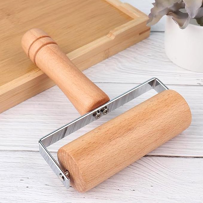 Small Rolling Pin, Wooden Dough Roller, Non-Stick Pizza Roller, T Type Rolling - Image 7