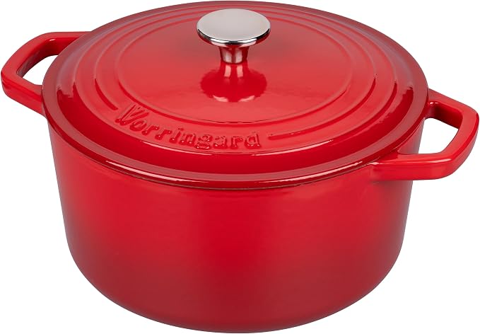 VORRINGARD Enameled Cast Iron Dutch Oven Pot - Image 7