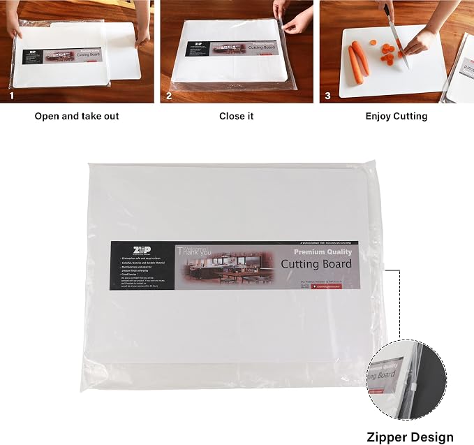 ZVP Disposable Cutting Boards 30 Count, Collapsible Cutting Board Sheet - Image 4