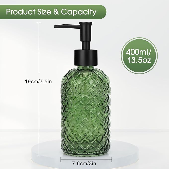 Topsky Gem Glass Soap Dispenser - Image 5