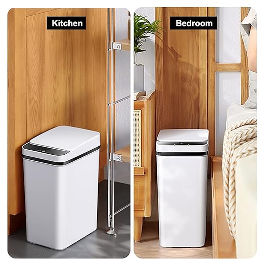 Yatmung 2.5 Gallon Smart Trash Can Sensor Motion - Image 6