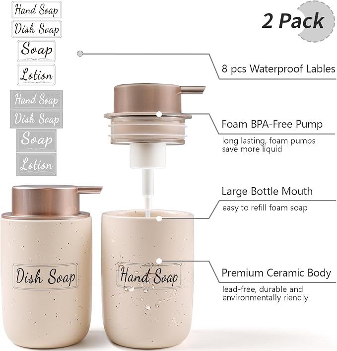 BosilunLife Foaming Soap Dispenser Set - Image 4