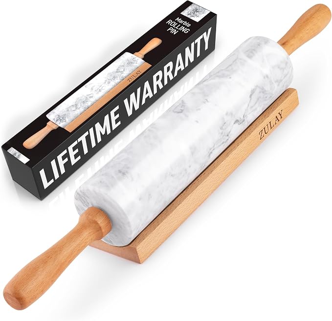 Zulay Kitchen 17-Inch Marble Rolling Pin by ZulayKitchen