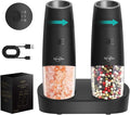 Sangcon 2-Speed Gravity Electric Salt and Pepper Grinder Set RECHARGEABLE by Sangcon