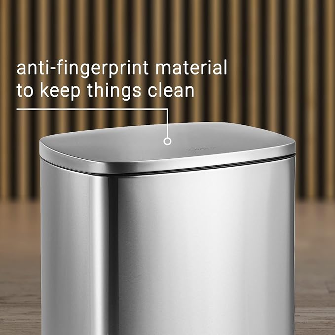 happimess HPM1006A Connor Rectangular 13-Gallon Trash Can - Image 9