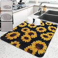Dish Drying Mat Foldable Fall Kitchen Drying Mat Absorbent Sink Mat by ruhuayoupin