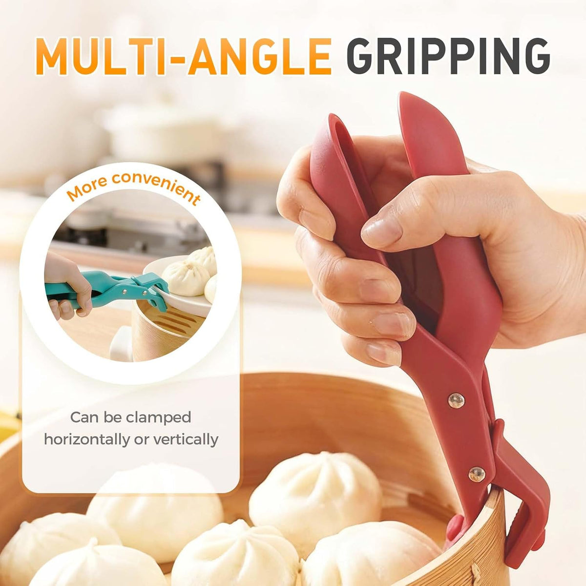 3 PCS Hot Plate Grippers, 2026 Upgraded Multi Purpose Hot Plate