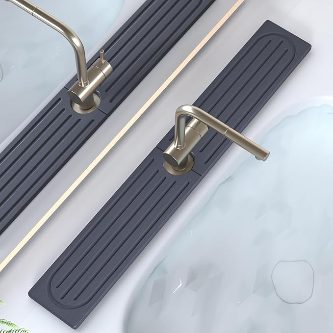 Stone Faucet Mat for Kitchen Sink, Water Absorbing Sink Water Splash Guard by Unknown