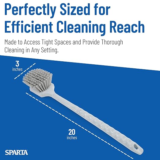 SPARTA 40501EC23 Plastic Large Scrub Brush, Kitchen Brush, Utility Brush - Image 5