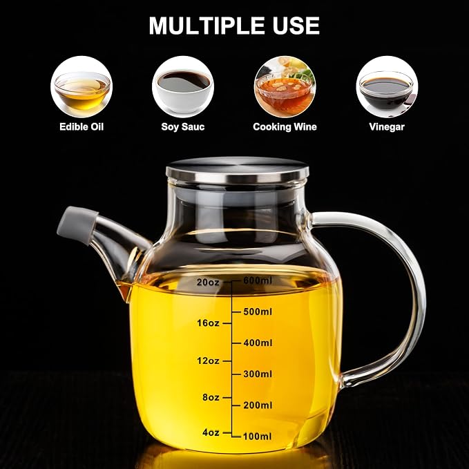 PARACITY Glass Oil Dispenser Bottle - Image 6