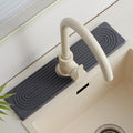 Stone Faucet Mat for Kitchen Sink, Faucet Mat Fast Drying Diatomite, Sink by FATILINHOME