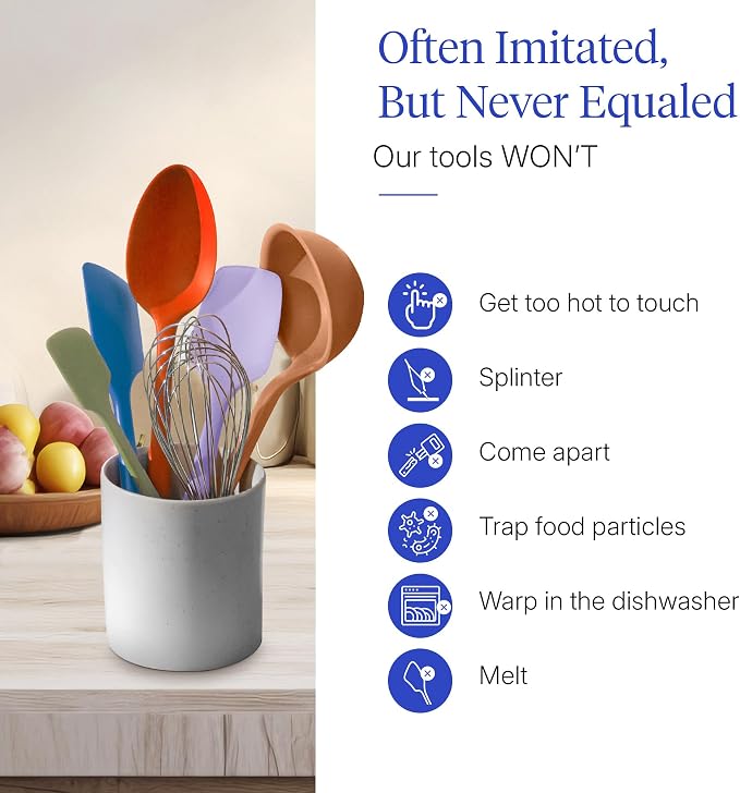 GIR: Get It Right 10-Piece Silicone Ultimate Kitchen Utensil Set – Spatulas - Image 5