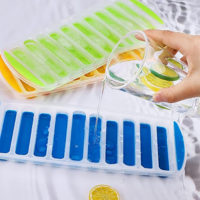 Ice Cube Trays, Easy-Release Silicone and Flexible 28 Ice Trays - Image 7