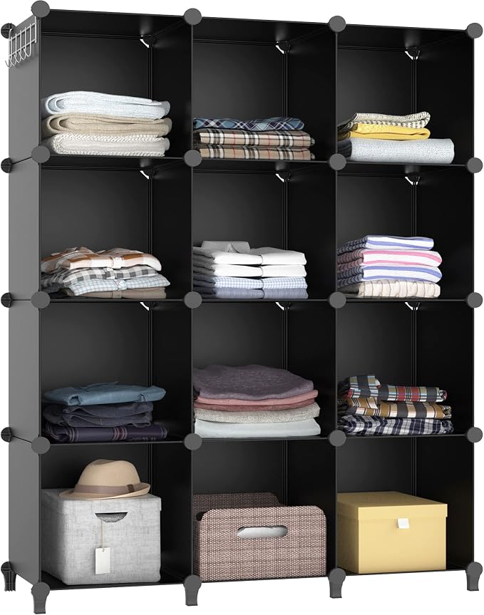 Closet Organizers and Storage, 12 Cube Storage Organizer, Portable Closet - Image 9
