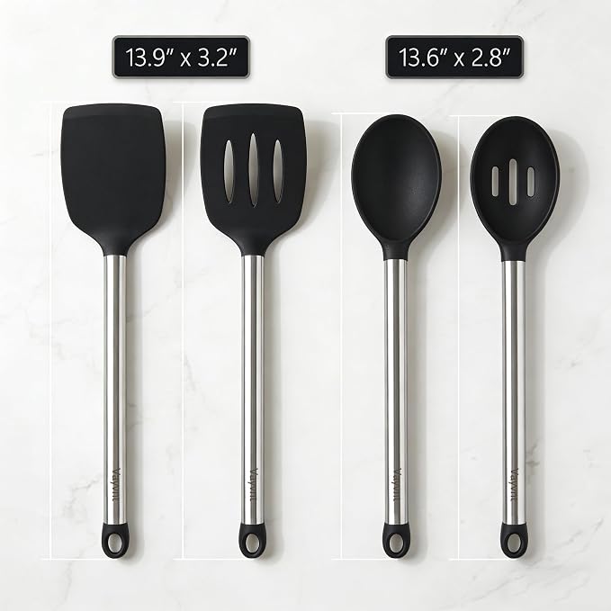 Vayvnt Silicone Cooking Utensils Set - Image 2