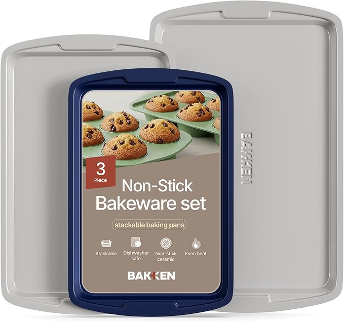 Bakken Swiss Cookie Sheet 3 Piece Set by Unknown