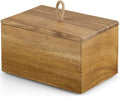 Bivvclaz Dryer Sheet Holder, Acacia Wood Laundry Sheets Container, Laundry Room by Bivvclaz
