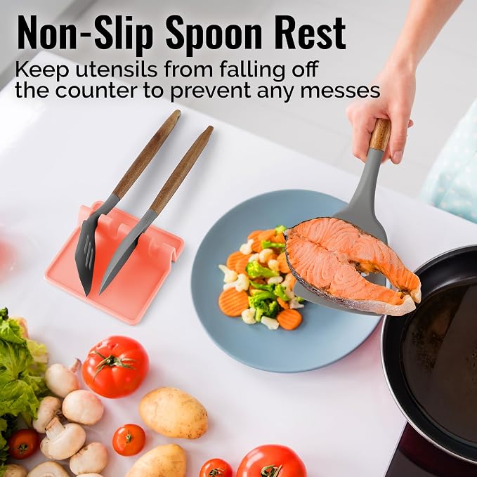 Zulay Kitchen Silicone Utensil Rest - Image 4