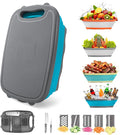 Gintan Collapsible Camping Cutting Board, 9-in-1 Chopping Board by Gintan