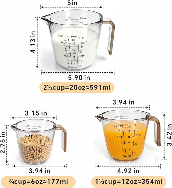Measuring Cups Set, Essential Kitchen Gadgets - Image 2