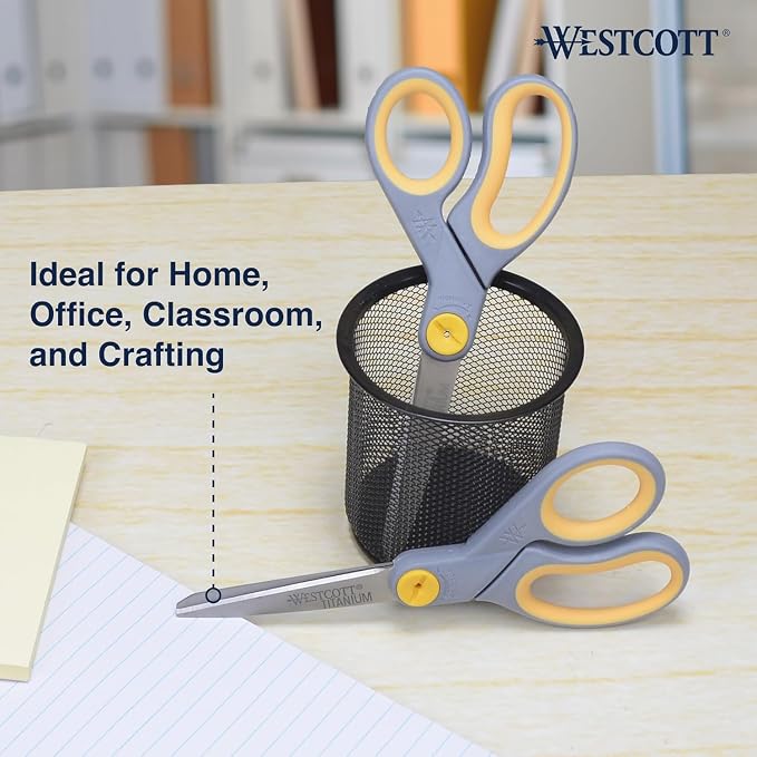 Westcott 8” Titanium Bonded Scissors - Image 11