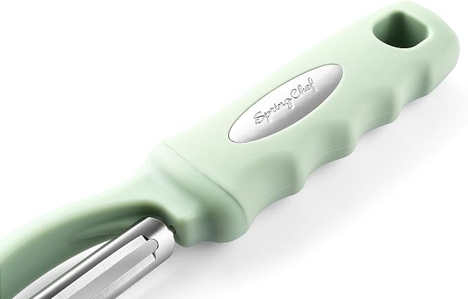 Spring Chef Premium Swivel Vegetable Peeler, Comfortable Handle and Ultra Sharp - Image 9