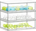SpaceAid Bottle Storage Organizer Baby by SpaceAid