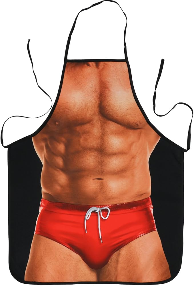 Landisun Apron Kitchen Chef Cooking Gag Gift Creative Funny Grilling Baking by Landisun