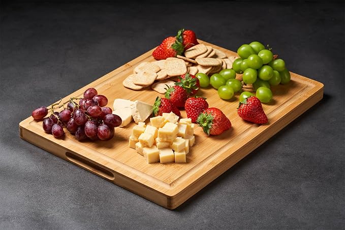 Allsum Large Bamboo Wood Cutting Boards - Image 6